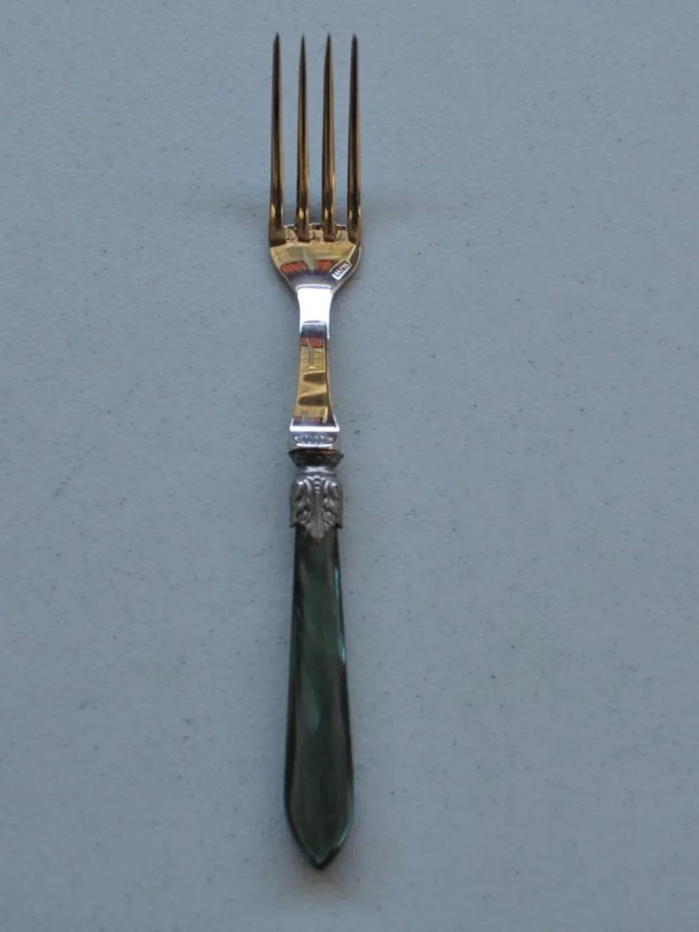 Jean Couzon France Galaxy Green Flatware – 13 Pieces – Rare Discontinued